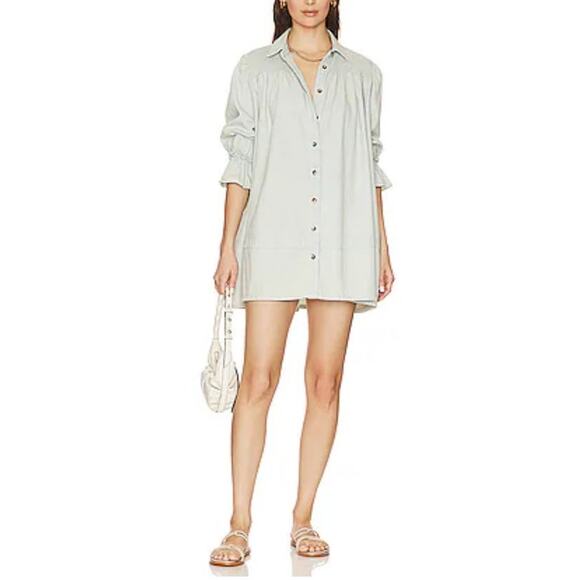 Free People Vanessa Denim Tunic/Dress Size Small - Picture 1 of 8